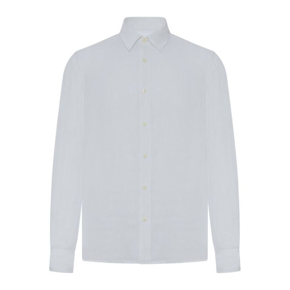 120% Lino Men Regular Fit Linen Shirt